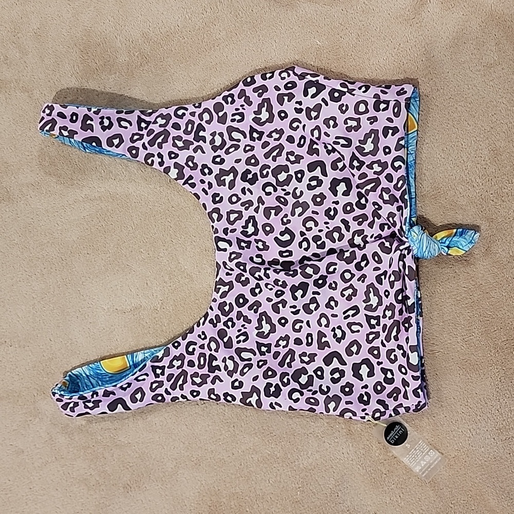 Peacock Seamless Reversible Moana Bikini Top - Picture 4 of 5